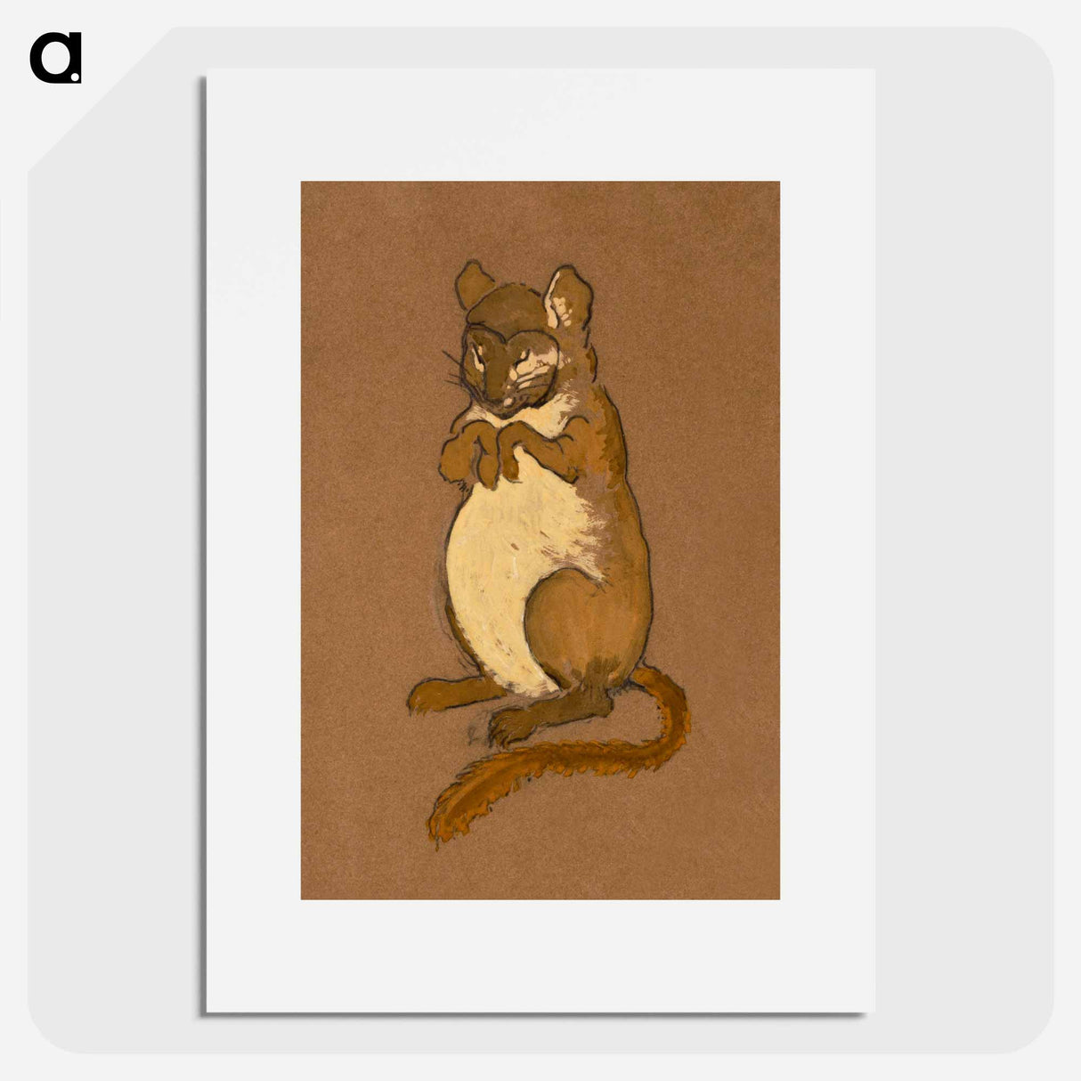 Dormouse Costume Design for Alice in Wonderland - Alice in Wonderland Poster.