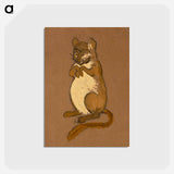 アートポストカード-Dormouse Costume Design for Alice in Wonderland - 不思議の国のアリス Postcard.