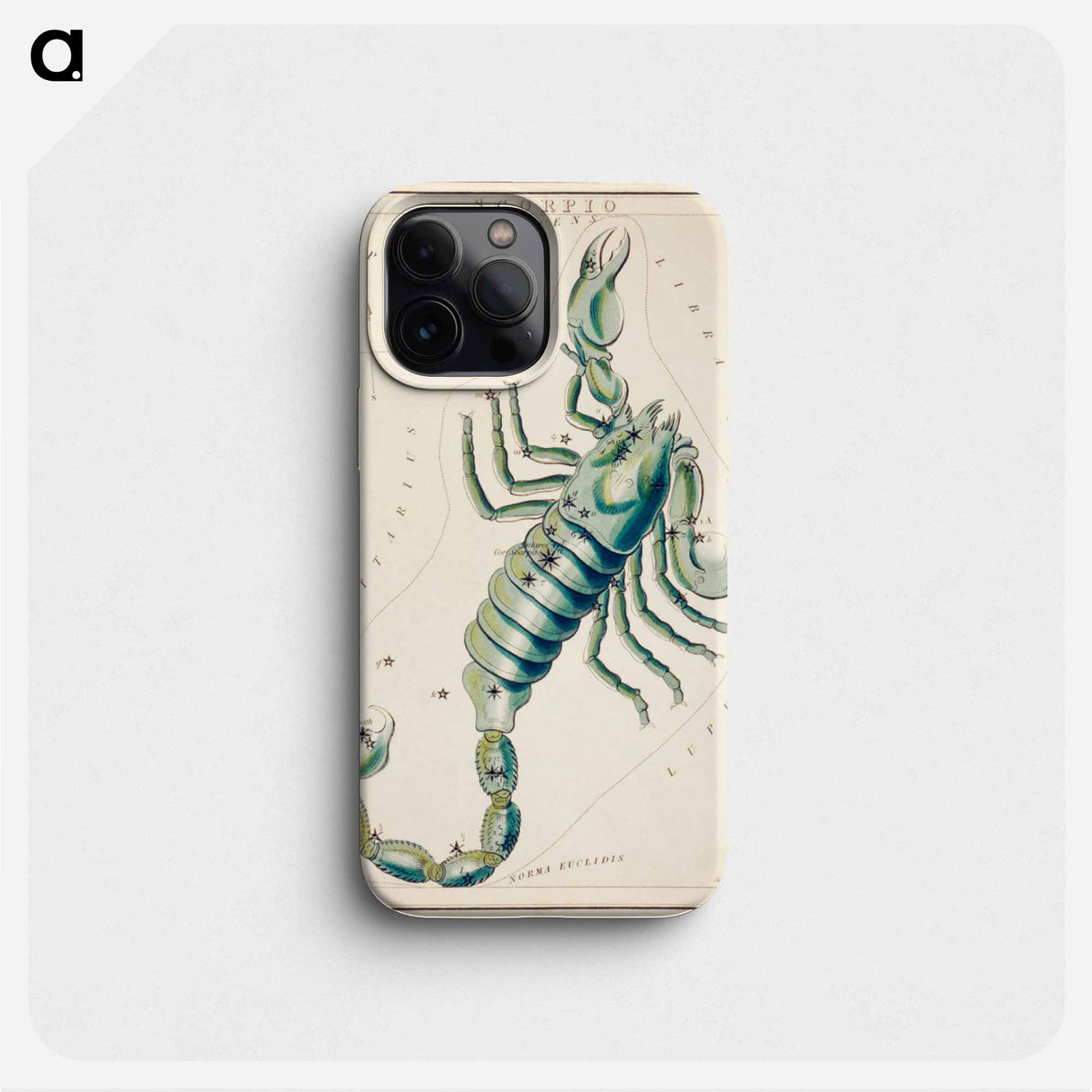 Scorpio - アンティーク地図 Phone Case.