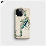 Scorpio - アンティーク地図 Phone Case.