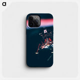 Eagle prior to descent to the moon - Apollo Moon Landing Phone Case.