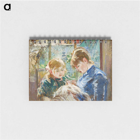 アートメモ帳-The Artist's Daughter, Julie, with her Nanny
 - ベルト モリゾ Memo.