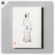 アートパネル-Woman in Mourning Robe
 - 中国の衣装 Canvas.