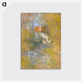 アートポストカード-The Geese - クロード モネ Postcard.