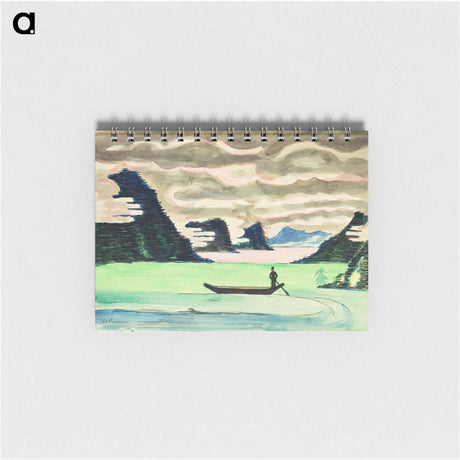 アートメモ帳-Mountain Lake
 - デトロイト美術館 Memo.