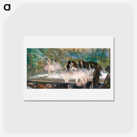 アートポストカード-Ballet at the Paris Opéra - エドガー ドガ Postcard.