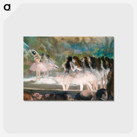 アートポストカード-Ballet at the Paris Opéra - エドガー ドガ Postcard.