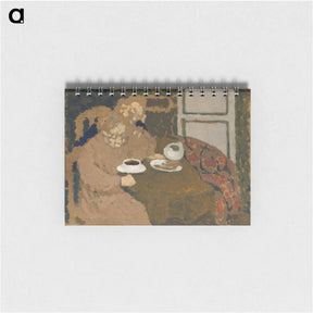 アートメモ帳-Two Women Drinking Coffee - エドゥアール ヴュイヤール Memo.