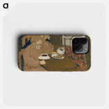 Two Women Drinking Coffee - エドゥアール ヴュイヤール Phone Case.