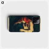 The Vampire II - Edvard Munch Phone Case.