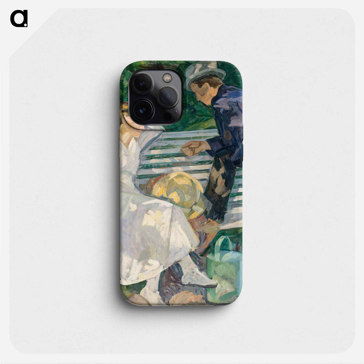 In the priest's garden. Christiansø. - エドヴァルド ウェイ Phone Case.
