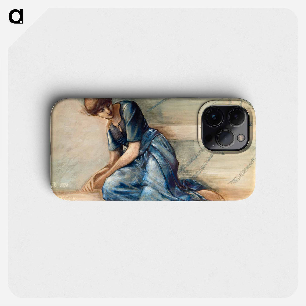 The Briar Rose Series - Study for 'The Garden Court' - エドワード バーン ジョーンズ Phone Case.