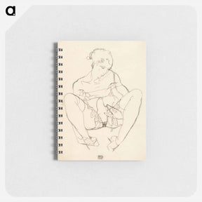 アートメモ帳-Seated Woman in Chemise - エゴン シーレ Memo.