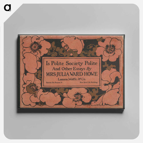 Illustrated Flowers - エセル リード Canvas.