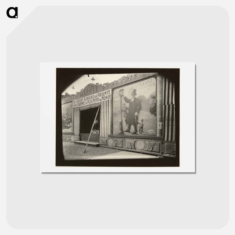 アートポストカード-Fête du Trone
 - ウジェーヌ アジェ Postcard.