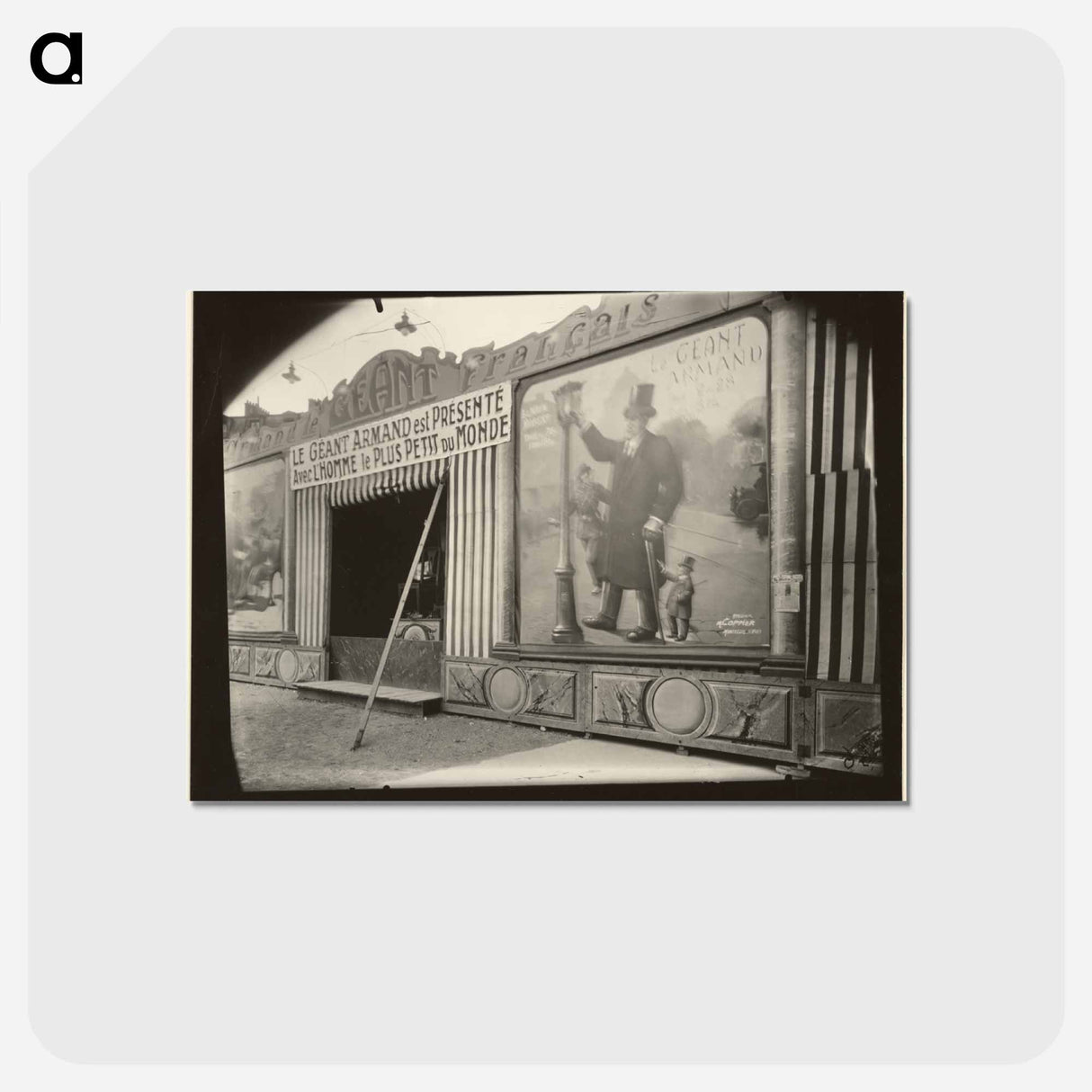 アートポストカード-Fête du Trone
 - ウジェーヌ アジェ Postcard.