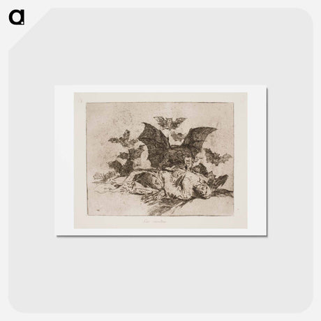 アートポストカード-The result - フランシスコ デ ゴヤ Postcard.