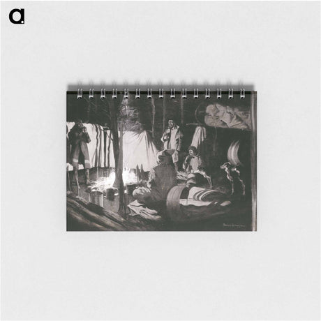 アートメモ帳-First and Best Camp of the Trip
 - フレデリック レミントン Memo.