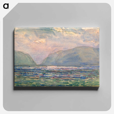 アートパネル-Noon above Newburgh - フレデリック チャイルド ハッサム Canvas.