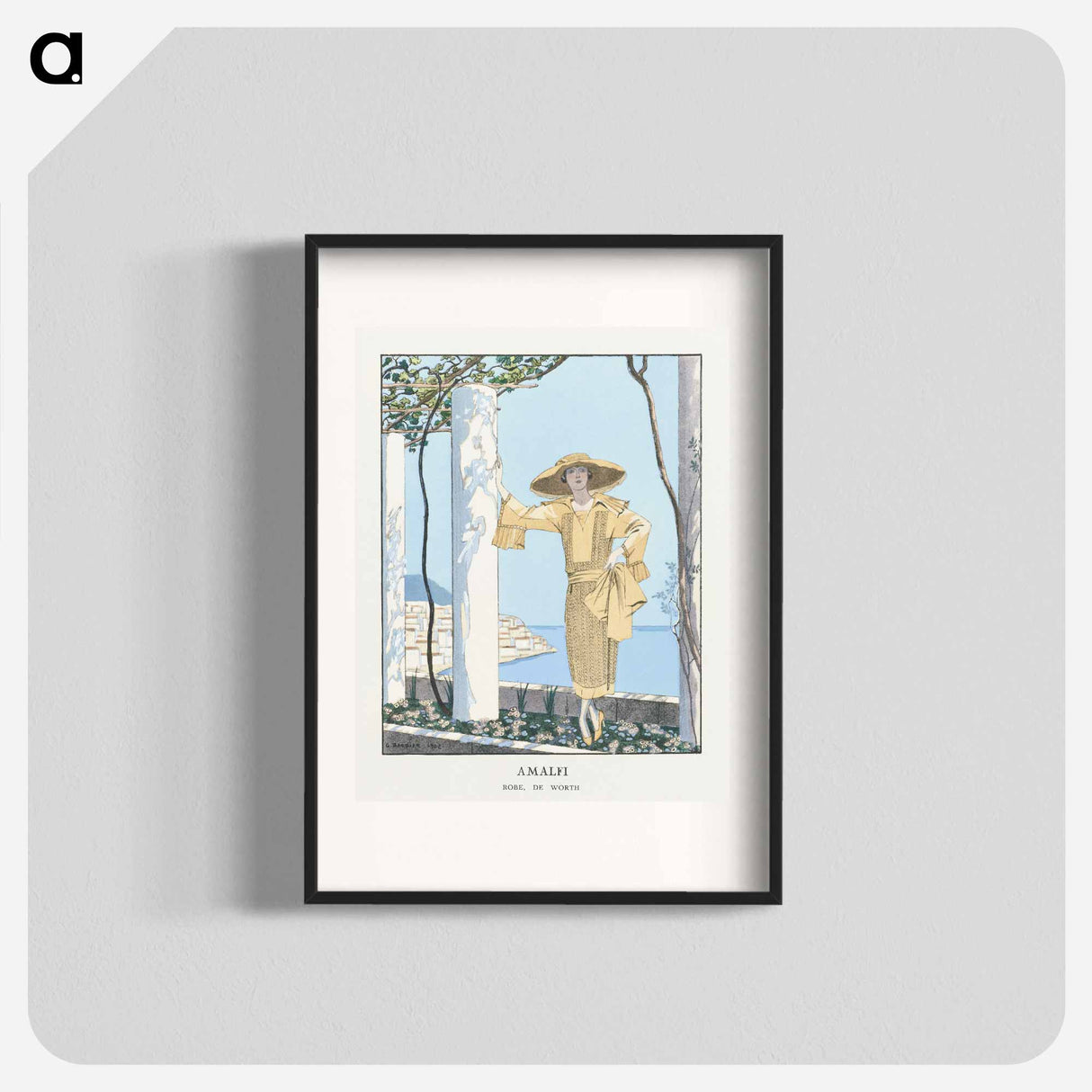 Amalfi - ジョージ バービエ Poster.