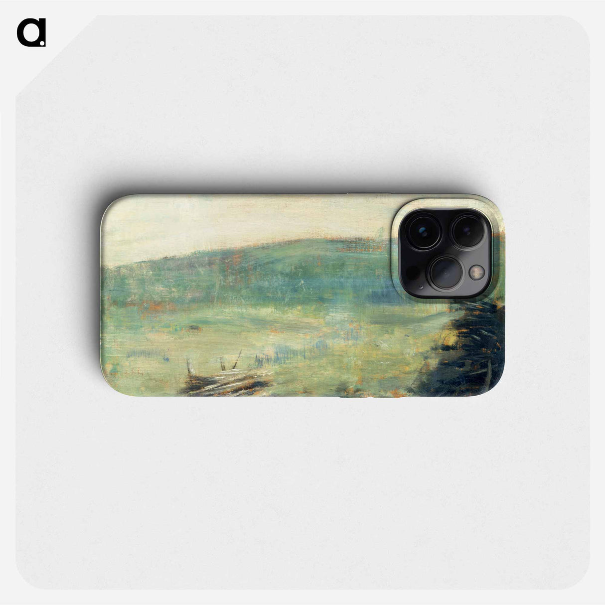 Landscape at Saint-Ouen - Georges Seurat Phone Case.