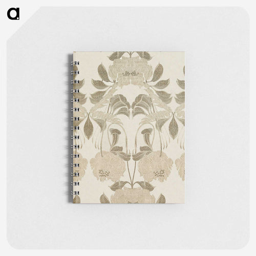 Silk with Art Nouveau Design - ジョルジュ ド フィール Memo.