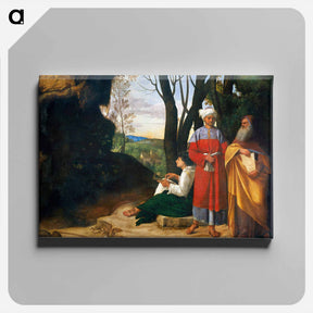 アートパネル-The Three Philosophers
 - ジョルジョーネ Canvas.