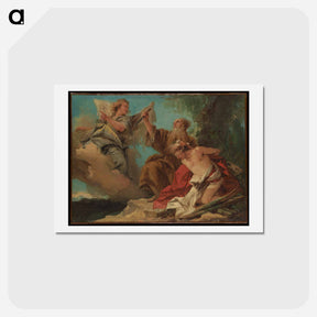 アートポストカード-The Sacrifice of Isaac
 - ジョバンニ バティスタ ティエポロ Postcard.