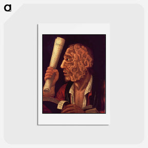 アートポストカード-Portrait of Adam - ジュゼッペ アルチンボルド Postcard.