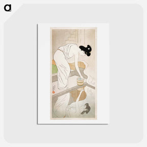 アートポストカード-Woman at a Hot Spring
 - 橋口 五葉 Postcard.