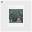 アートポストカード-Allee at Schloss Kammer - グスタフ クリムト Postcard.