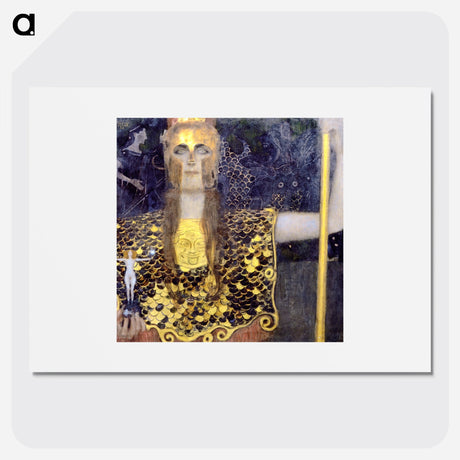 Pallas Athena - Gustav Klimt Poster.