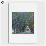 Allee at Schloss Kammer - グスタフ クリムト Poster.