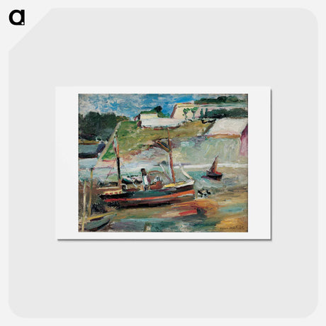 アートポストカード-Belle Ile (Le Port De Palais) - アンリ マティス Postcard.