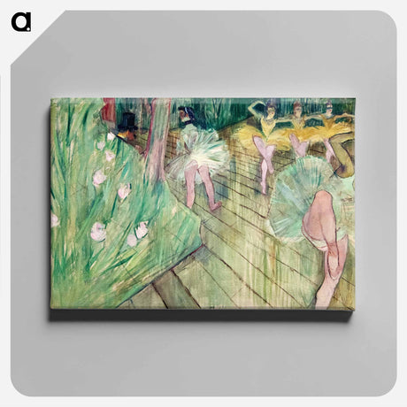 アートパネル-Ballet Scene - アンリ ド トゥールーズ ロートレック Canvas.