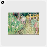 アートポストカード-Ballet Scene - アンリ ド トゥールーズ ロートレック Postcard.