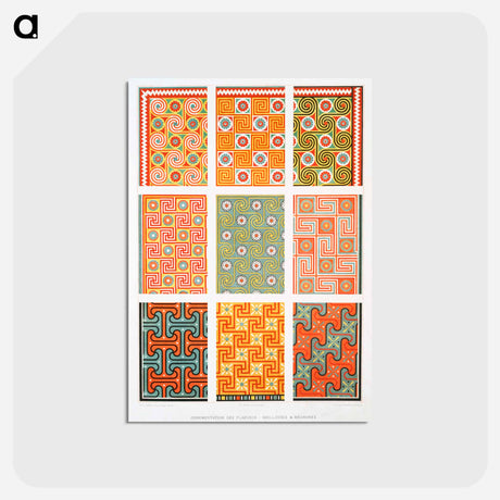 アートポストカード-Ceiling Ornamentation: Guilloches & Meanders
 - エジプト美術史 Postcard.