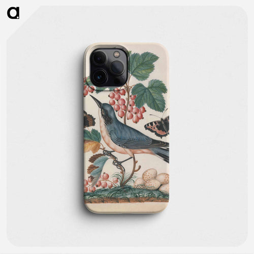 Subalpine Warbler, Strawberry, and Red Admiral
 - ジェームズ ボルトン Phone Case.