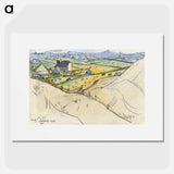 View from the dunes on Koog in Texel - Jan Toorop Poster.
