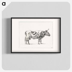 アートポスター-Standing cow - ジャン ベルナール Poster.