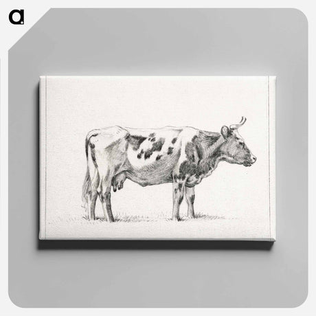 アートパネル-Standing cow - ジャン ベルナール Canvas.