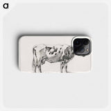 Standing cow - ジャン ベルナール Phone Case.