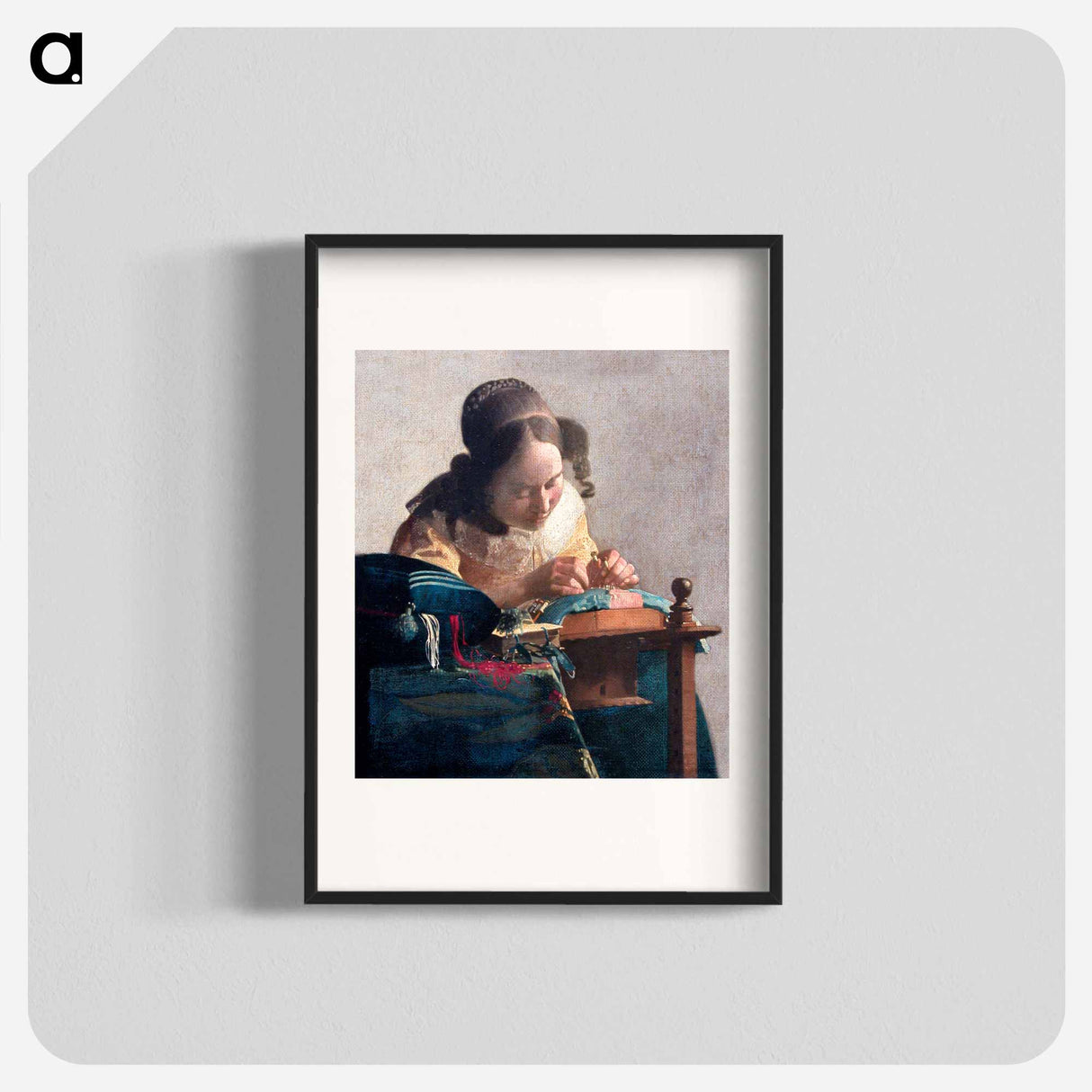 The Lacemaker - Johannes Vermeer Poster.