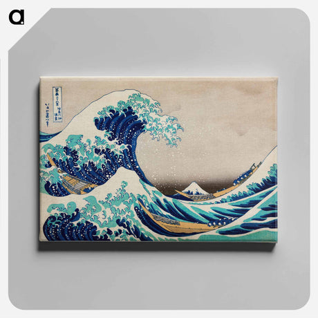 アートパネル-The Great Wave off Kanagawa - 葛飾 北斎 Canvas.