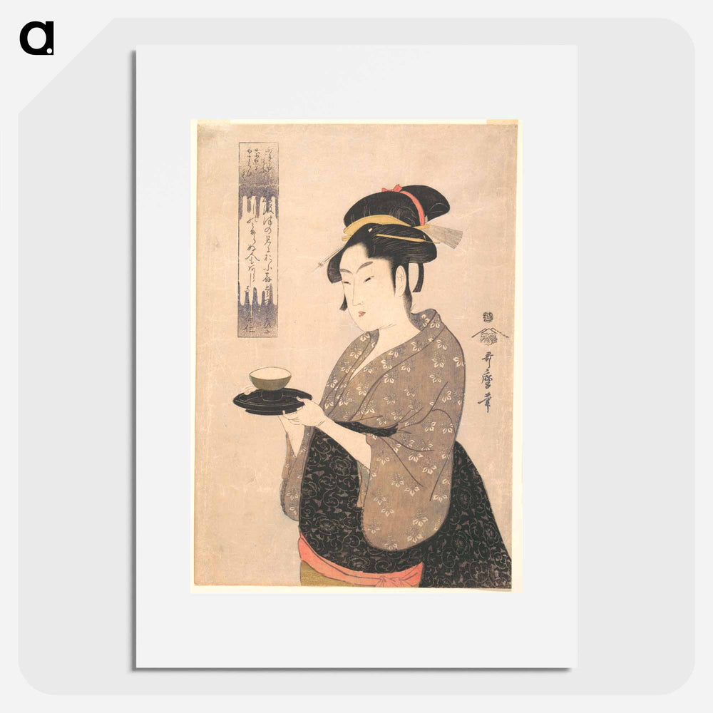 Okita of the Naniwaya Teahouse - 喜多川 歌麿 Poster.