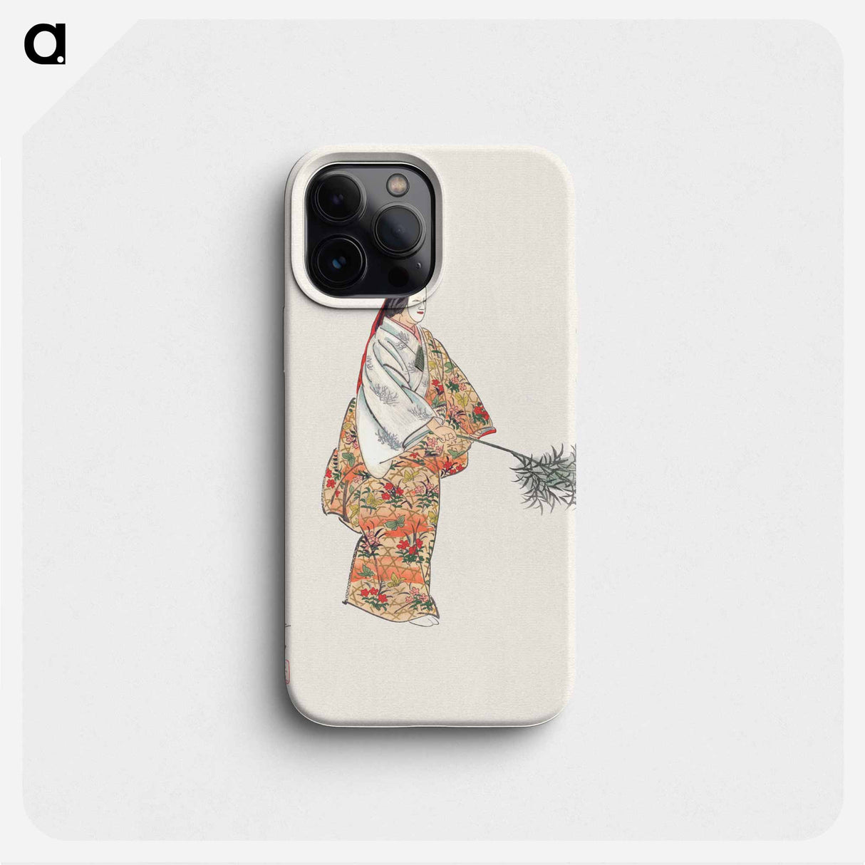 Actor in the No Play Hanjo by Kogyo Tsukioka - 月岡 工業 Phone Case.