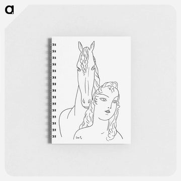 Woman with horse - レオ ヘステル Memo.