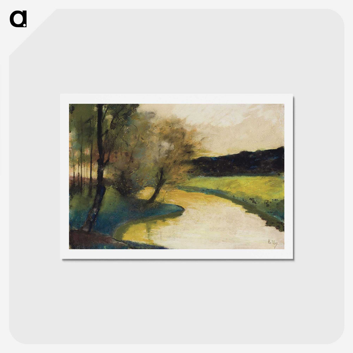 1-20_Leo-Lesser-Ury_hagaki