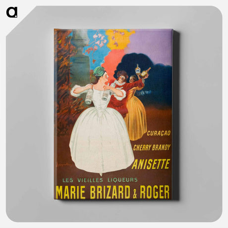アートパネル-The old liqueurs Marie Brizard & Roger - レオネット カピエッロ Canvas.