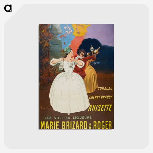The old liqueurs Marie Brizard & Roger - レオネット カピエッロ Postcard.